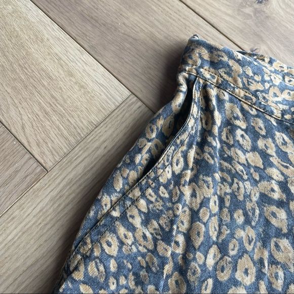 Wilfred Lyocell Button-Front Midi Skirt | Size 0 | Tan A-Line Skirt - Picture 8 of 10